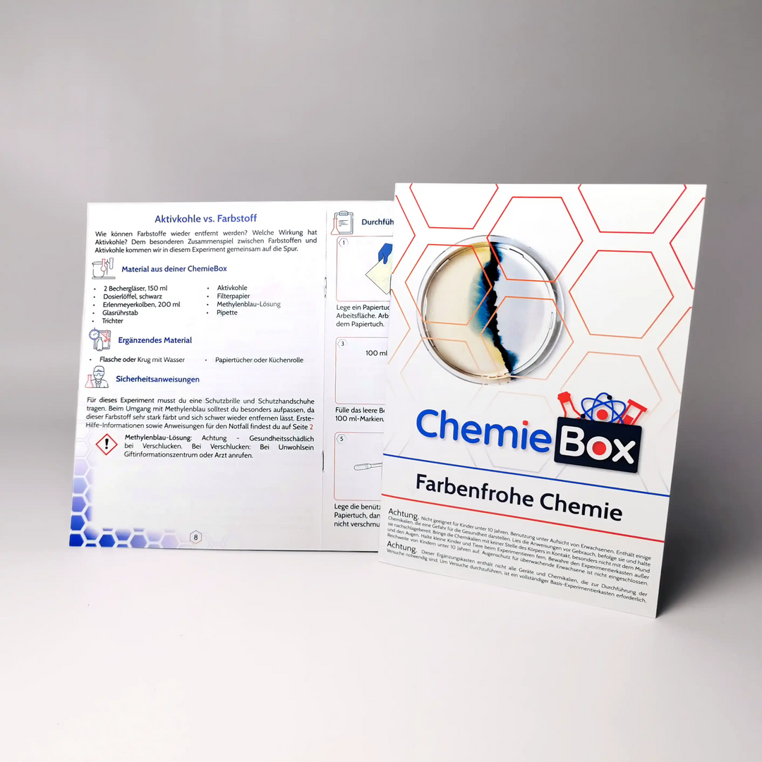 Anleitungsheft Farbenfrohe Chemie